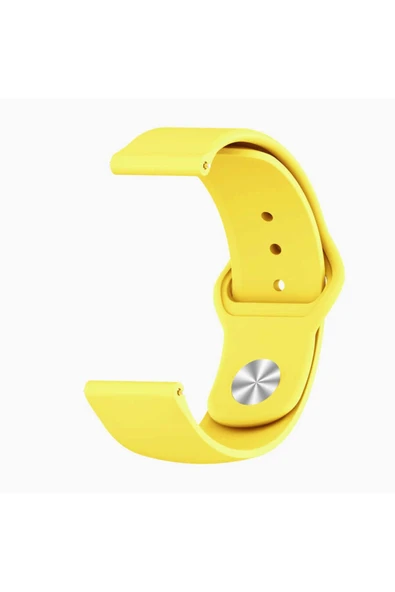 Huawei Watch Gt 3 Pro Ile Uyumlu 46mm Termoplastik Kordon Sarı - Resim 2