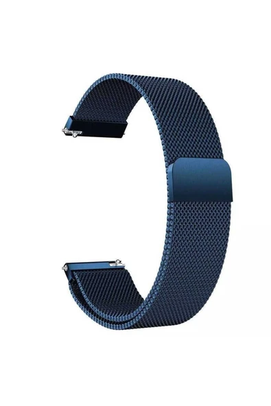 Huawei Watch Gt 3 Pro Ile Uyumlu 46 Mm Kordon Hasır Metal Örgülü Gümüş - 2