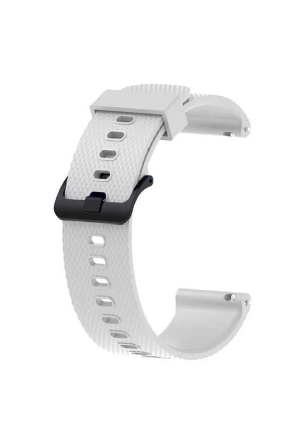 Galaxy Watch Active 2 40mm Milled Kayış Silikon Kordon Soft White