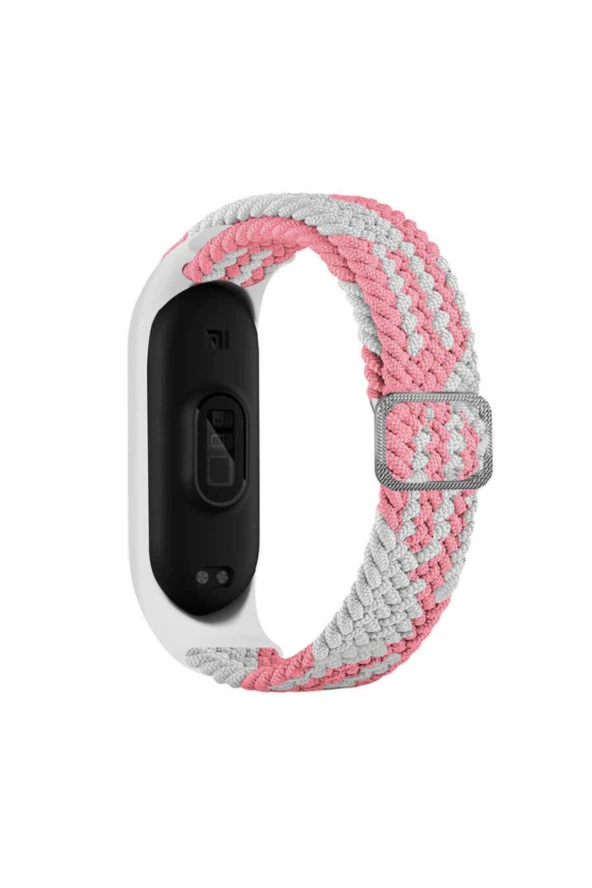 Xiaomi Mi Band 3 Uyumlu Mixed Hasır Örme Kordon Kayış Fenjianbai