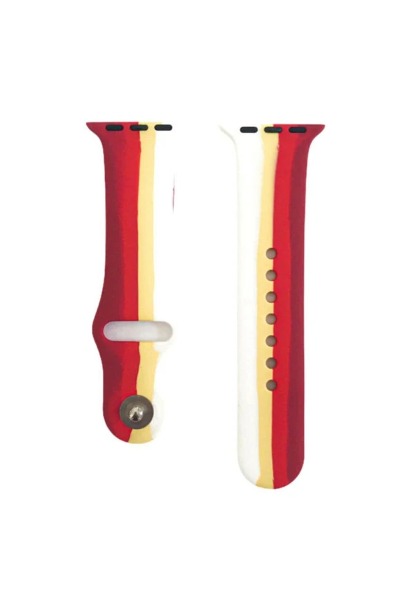 Watch 44mm Uyumlu Kayış Sport Silikon Şeritli Kordon No-1 ürün görseli