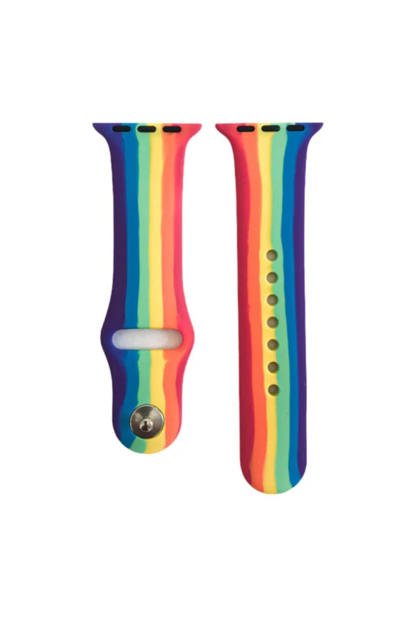 Watch 42mm Uyumlu Kayış Sport Silikon Şeritli Kordon No-10 ürün görseli