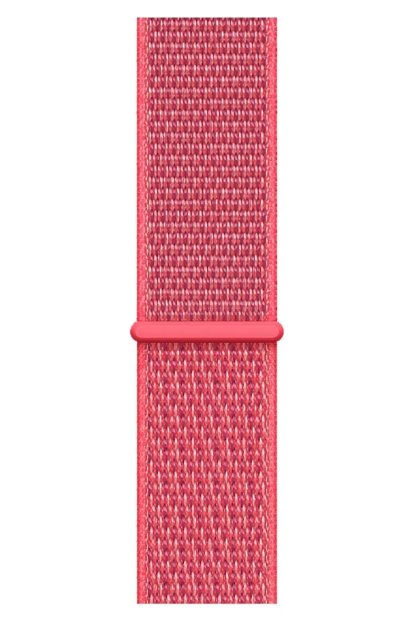 Apple Watch 40mm Uyumlu Kayış Spor Loop Kordon Frambuaz - Resim 2