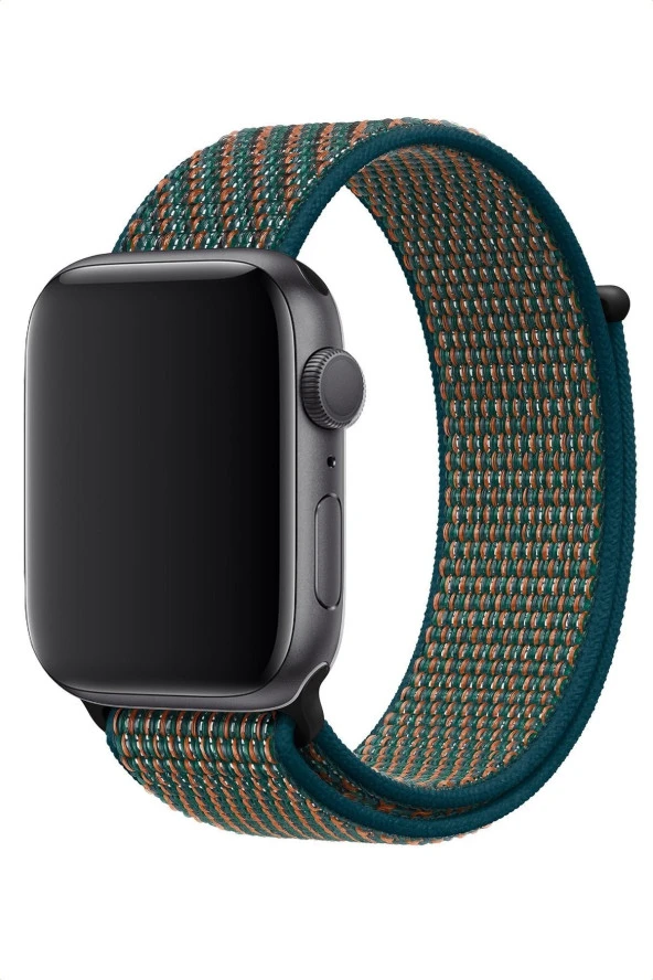 Apple Watch 38mm Uyumlu Kayış Spor Loop Kordon Hiper Yeşil ürün görseli