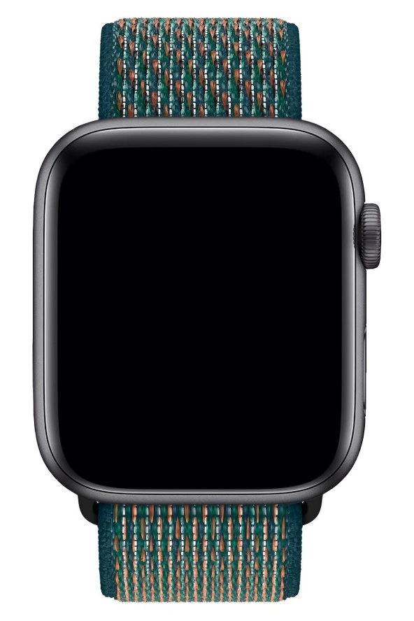 Apple Watch 38mm Uyumlu Kayış Spor Loop Kordon Hiper Yeşil - Resim 3