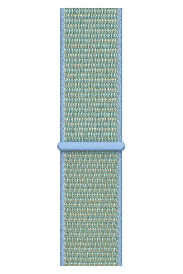 Apple Watch 42mm Uyumlu Kayış Spor Loop Kordon Mavi Kantaron - Resim 2