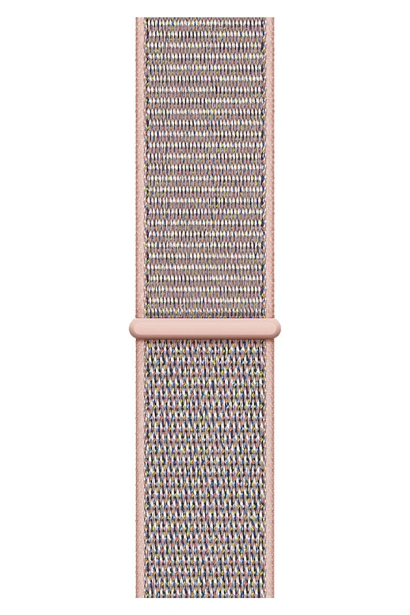 Watch 38mm Uyumlu Kayış Spor Loop Kordon Kum Pembe - Resim 2