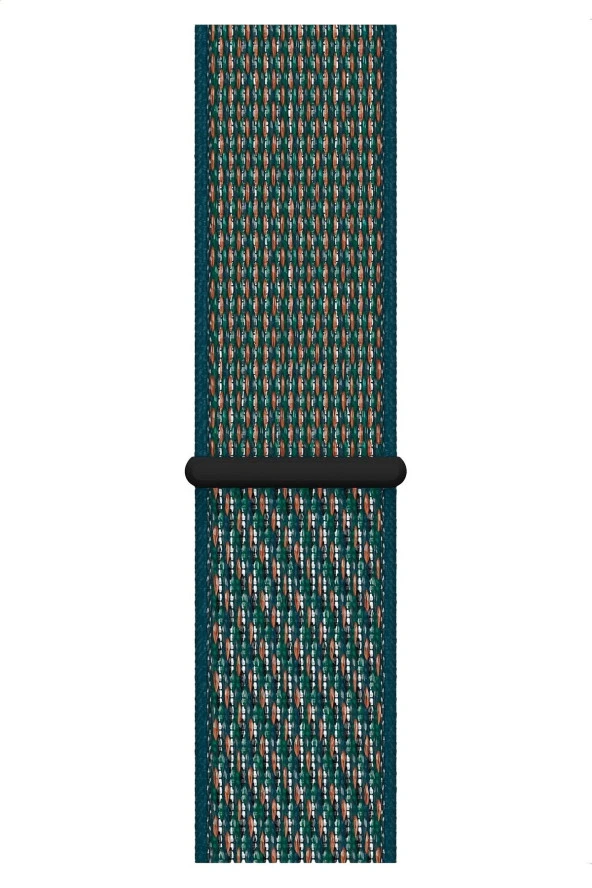 Apple Watch 38mm Uyumlu Kayış Spor Loop Kordon Hiper Yeşil - Resim 2