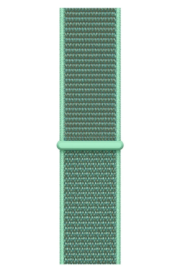 Apple Watch 38mm Uyumlu Kayış Spor Loop Kordon Su Yeşili - Resim 2