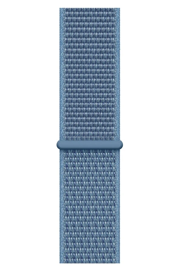 Apple Watch 38mm Uyumlu Kayış Spor Loop Kordon Pastel Mavi - Resim 2