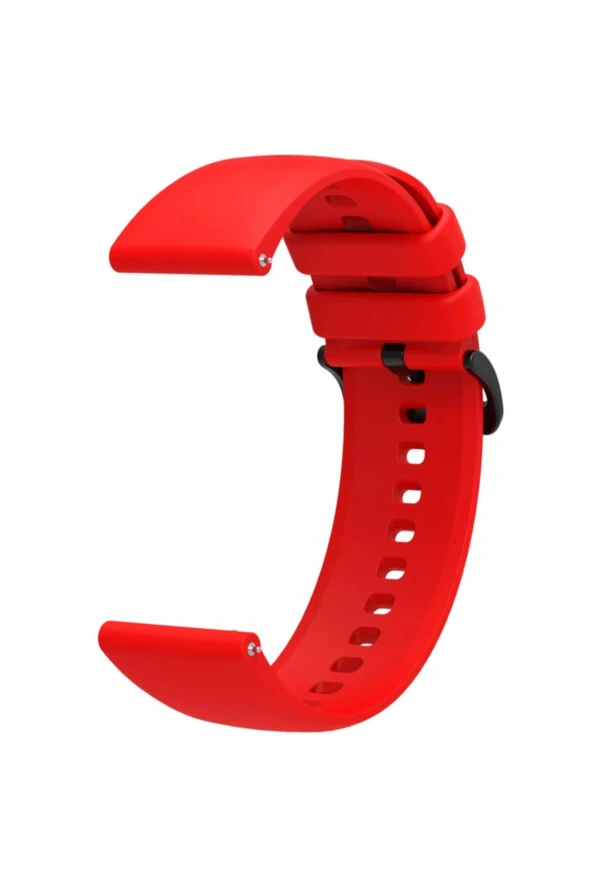 Galaxy Gear S3 Kayış Termoplastik Perforated Kordon Kırmızı - Resim 2