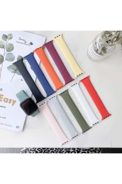 Apple Watch 38mm One Way Medium Kordon Turuncu - Resim 2