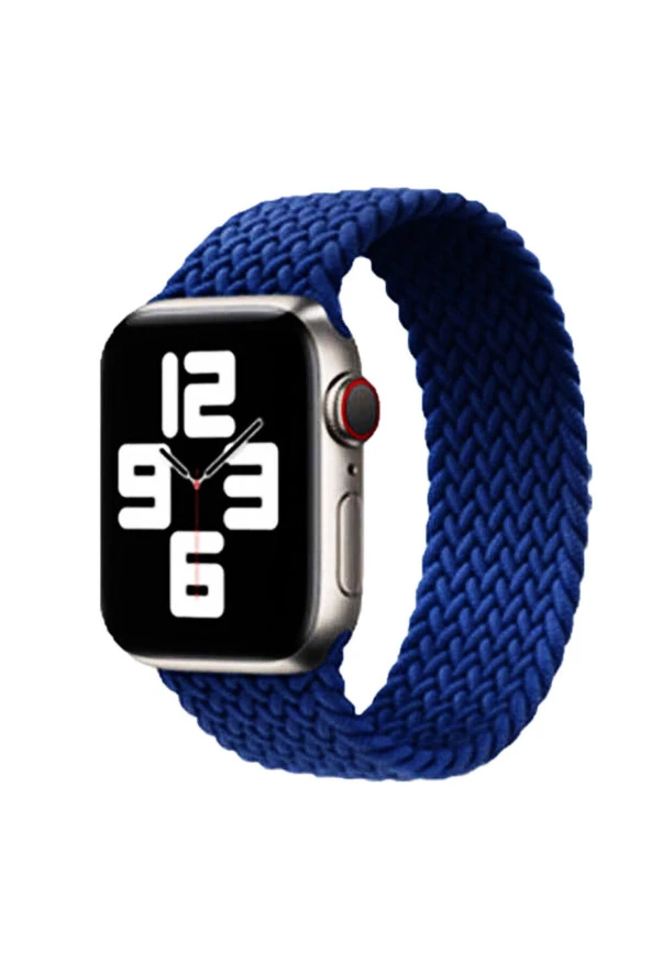 Apple Watch 44 mm Braid Large Mavi Kordon