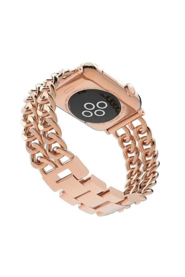 ???apple Watch 38mm Zincir Desenli Metal Kordon ürün görseli