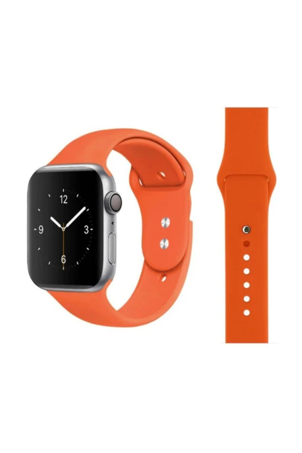 Apple Watch Için 44mm Saat Kayışı Ent Turuncu Kaliteli Termoplastik ürün görseli