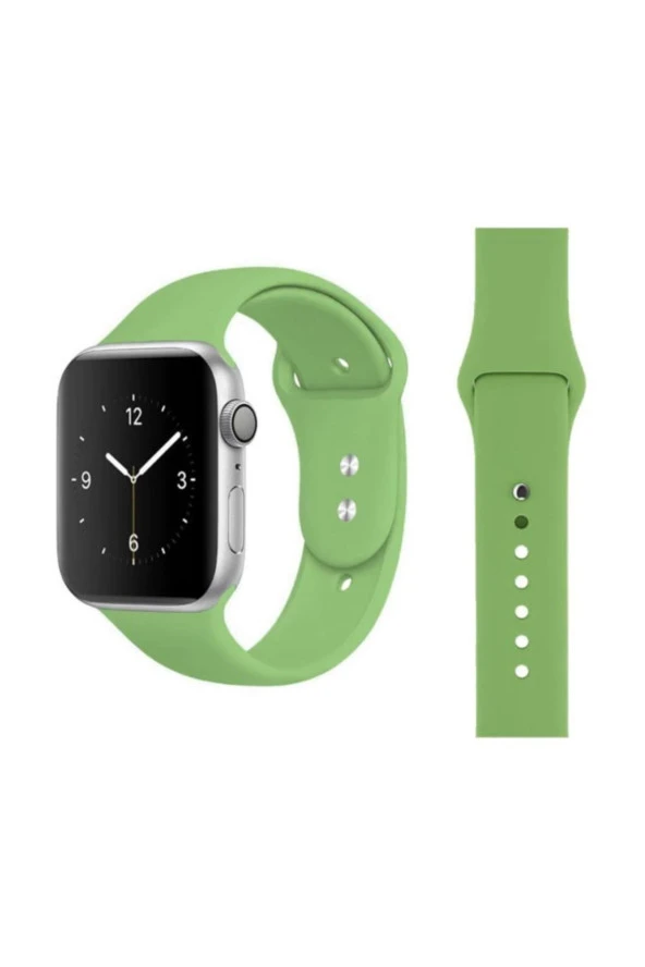 Apple Watch Için 44mm Saat Kayışı Ent Yeşil Kaliteli Termoplastik ürün görseli