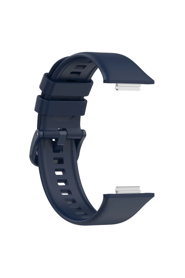 Huawei Watch Fit 2 Ile Uyumlu Saat Kayışı Uyumlu Spor Saat Kontrast Renkli Lagniappe Silikon Kordon ürün görseli