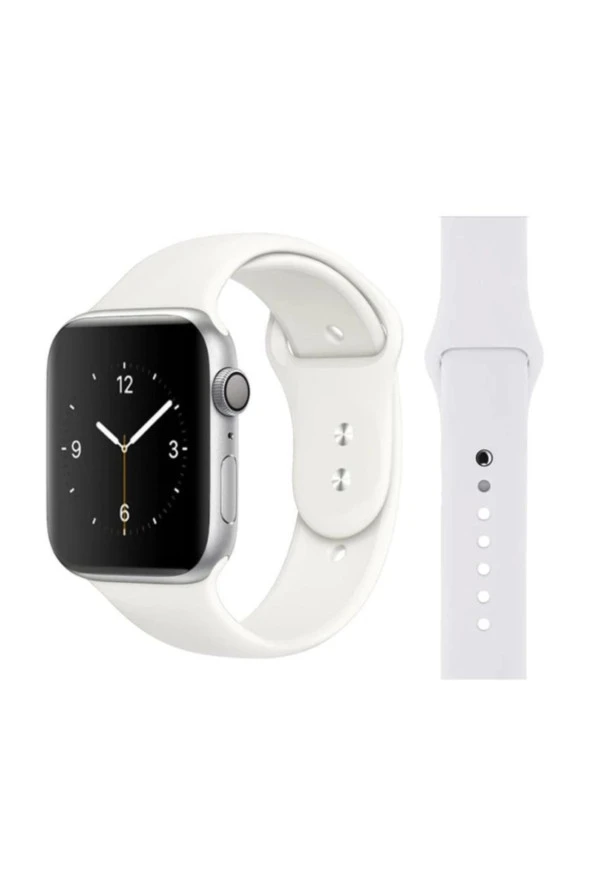 Apple Watch Için 44mm Saat Kayışı Ent Beyaz Kaliteli Termoplastik ürün görseli