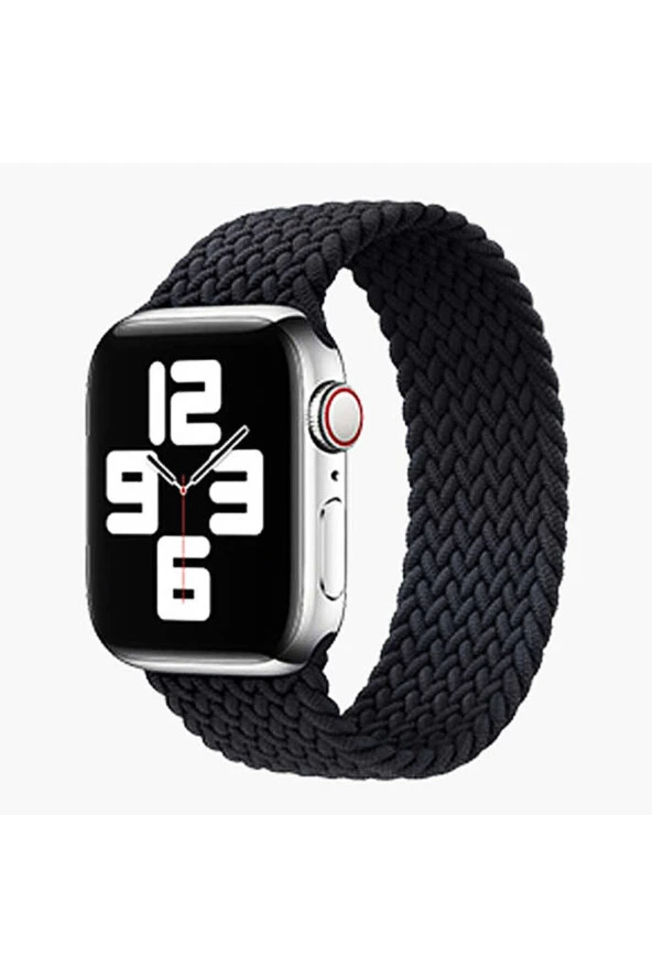 Apple Watch 44mm Braid Large Kordon Siyah