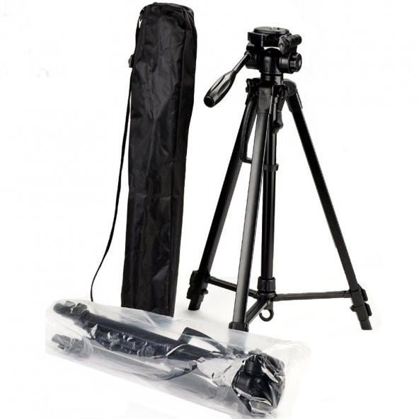 Profesyonel Digipod Tr-462 Kamera Ve Telefon Standlı Ayarlanabilir 157cm Tripod - 3
