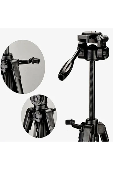 Profesyonel Digipod Tr-462 Kamera Ve Telefon Standlı Ayarlanabilir 157cm Tripod - 8