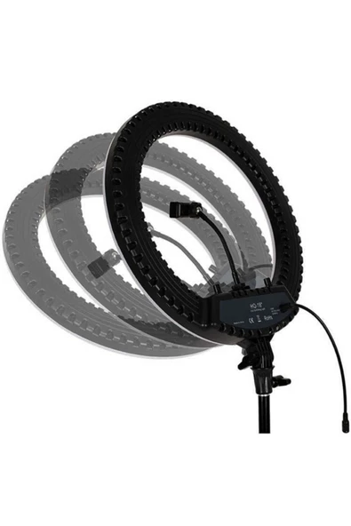 Youtuber Selfie Led Işıklı Hq-18 Halka 18 Inch Selfie/yayıncı/makyaj Işığı 210 Cm Tripod - 2