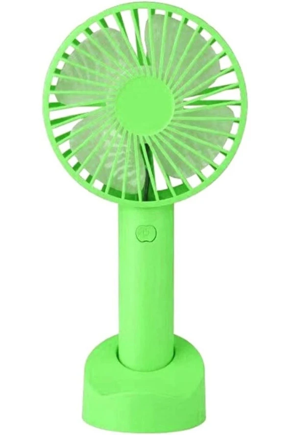 Taşınabilir Mini Usb Fan Telefon Standlı El Fanı 3 Kademeli Vantilatör Evde Ofiste 21cm Fan Hr023
