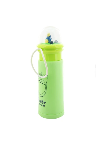 300 Ml Plastik Kapak Matara Küreli Askılı Yeşil - 4