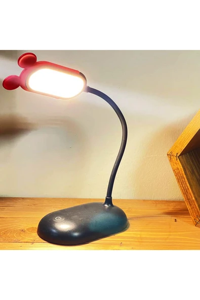 3 Modlu Dokunmatik 39 Cm Çocuk Odası Masa Lambası Ayarlanabilir Led Işık Usb Şarjlı Masa Lambası - 4
