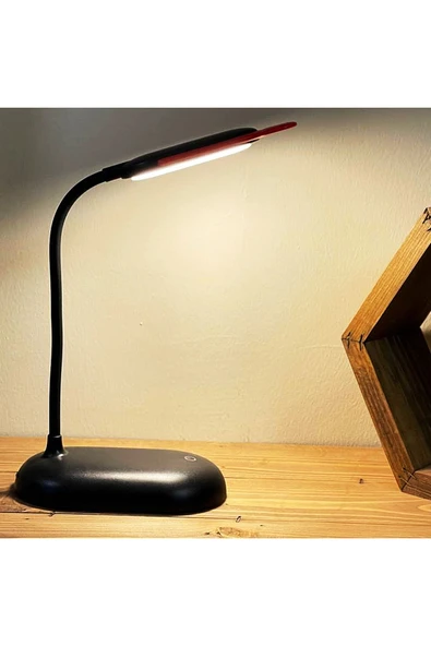 3 Modlu Dokunmatik 39 Cm Çocuk Odası Masa Lambası Ayarlanabilir Led Işık Usb Şarjlı Masa Lambası - 6