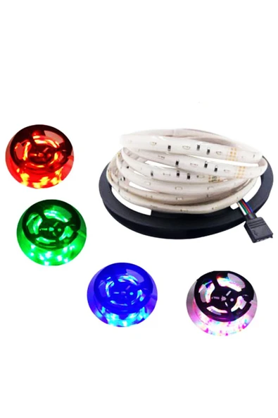 20 Fonksiyonlu Uzaktan Kumandalı Rgb 5 Metre Şerit Renkli Led - 4