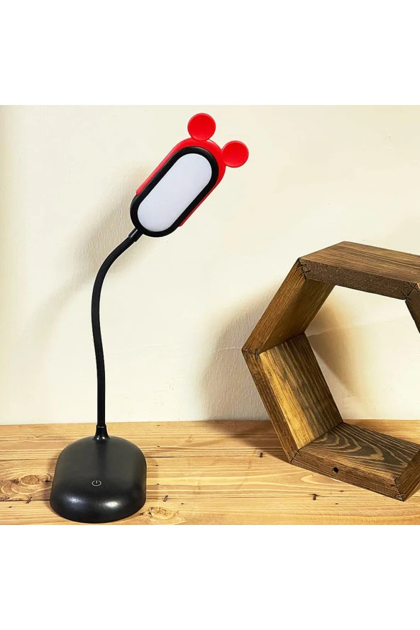 3 Modlu Dokunmatik 39 Cm Çocuk Odası Masa Lambası Ayarlanabilir Led Işık Usb Şarjlı Masa Lambası - 5