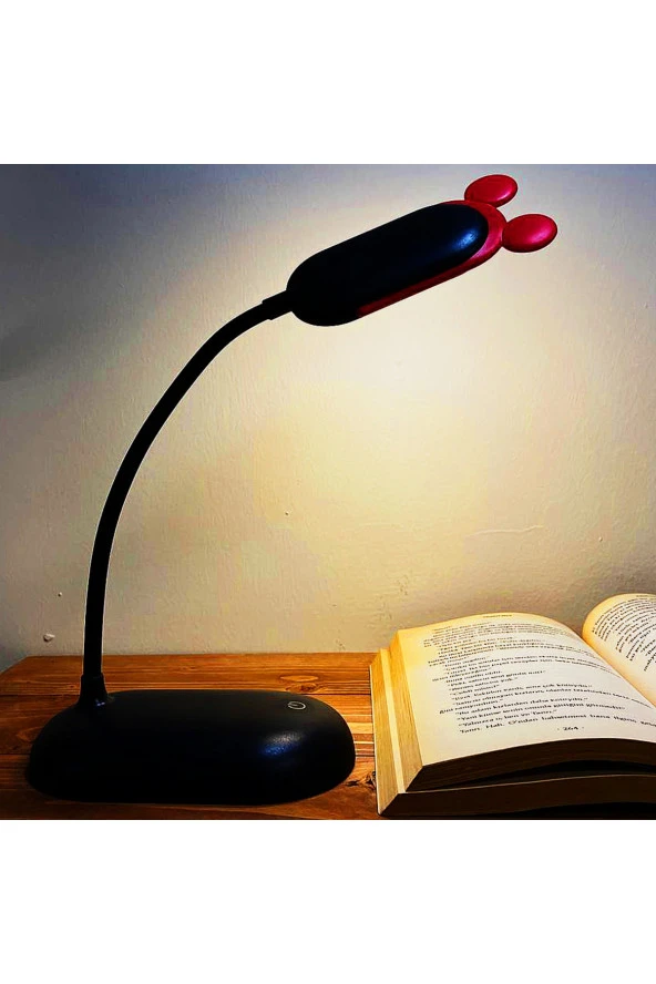 3 Modlu Dokunmatik 39 Cm Çocuk Odası Masa Lambası Ayarlanabilir Led Işık Usb Şarjlı Masa Lambası - 3