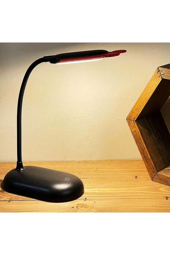 3 Modlu Dokunmatik 39 Cm Çocuk Odası Masa Lambası Ayarlanabilir Led Işık Usb Şarjlı Masa Lambası - 7