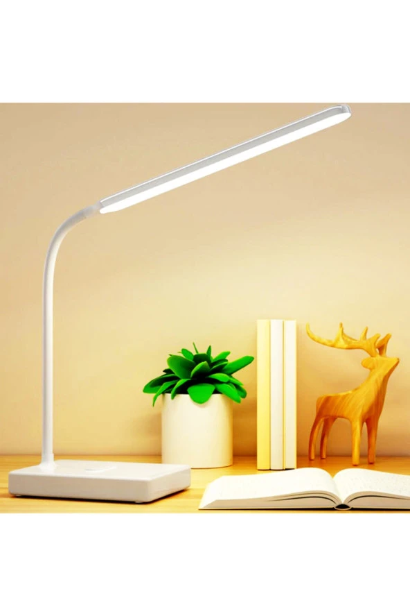 Dekoratif Dokunmatik D1901 Şarjlı 58cm Led Masa Lambası