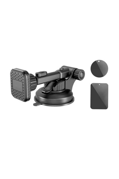 360 Dönerli Magnetik Vantuzlu Araç Içi Telefon Tutucu Ent - Resim 5