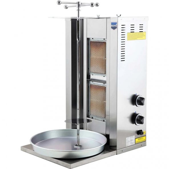 Remta 2 Radyanlı Gazlı D04 Döner Ocağı Gri