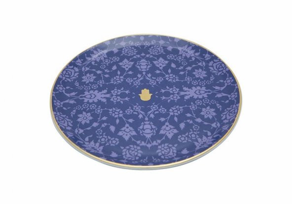 Porland Glamorous Lacivert Düz Tabak 24 cm 04A+P021552 - Resim 2