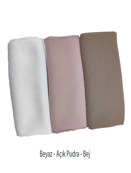 Mısırlı Eşarpları  Aerobin Cazz Eşarp 110x110 cm 3 Adet Tek Fiyat - Resim 4