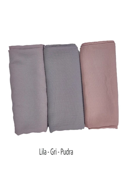 Mısırlı Eşarpları  Aerobin Cazz Eşarp 110x110 cm 3 Adet Tek Fiyat - Resim 3