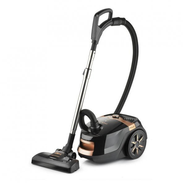 Stilevs Polo 800 W Siyah Bakır Toz Torbalı Elektrikli Süpürge - 4