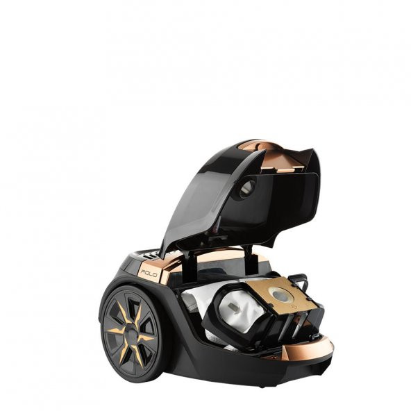 Stilevs Polo 800 W Siyah Bakır Toz Torbalı Elektrikli Süpürge - 8