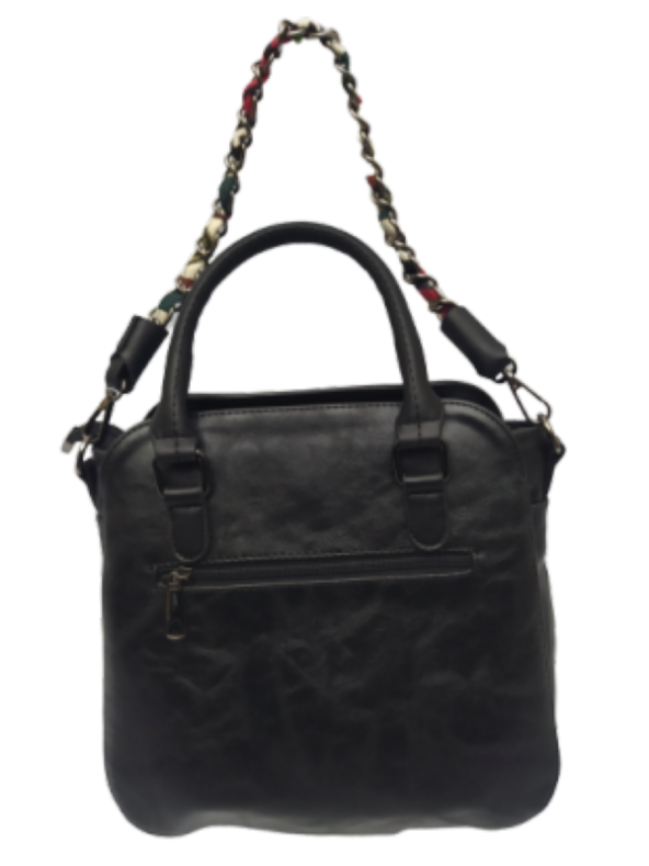 Çanta 19680 Los Angales Polo Club Model El Çantası 3366 Siyah Suni Deri El Yapım - 2