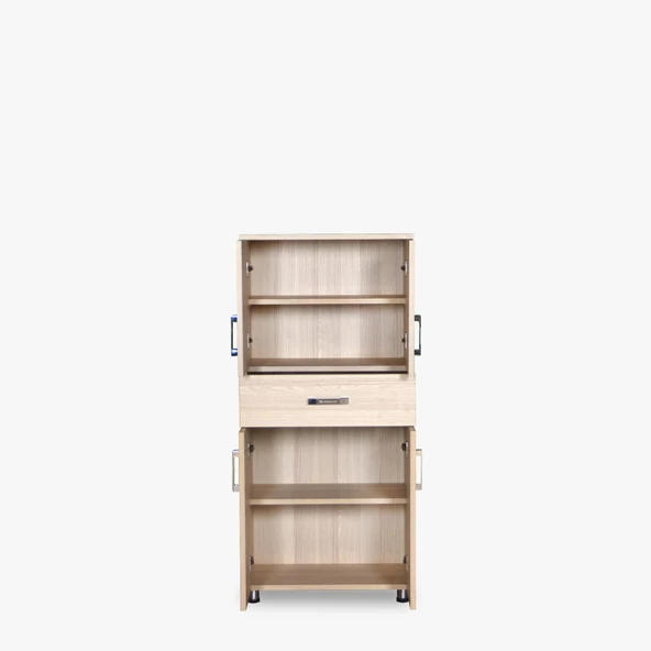 Çok Amaçlı 14028 ST Dolap CARMEN Model Hard Parlak Suntalem 150cm 4raf Demonte El Yapım - 3
