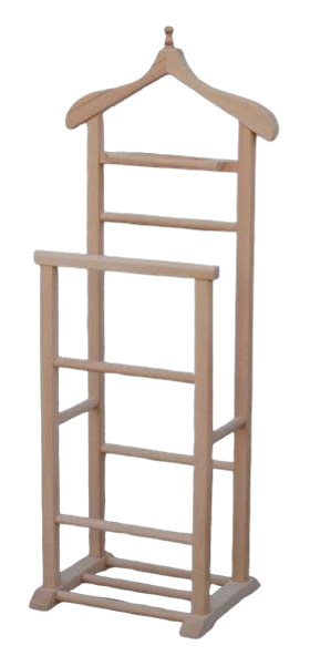 Dilsiz Uşak 13614 Ahşap Çift Tepe Model Klasik HAM Askılık Kayın DEMONTE El Yapım - 3