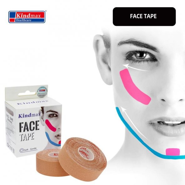 Face Tape Yüz Germe Kinesio Bant - 4