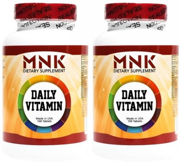 Mnk Daily Vitamin 2x100 Tablet Günlük Vitamin Mineral