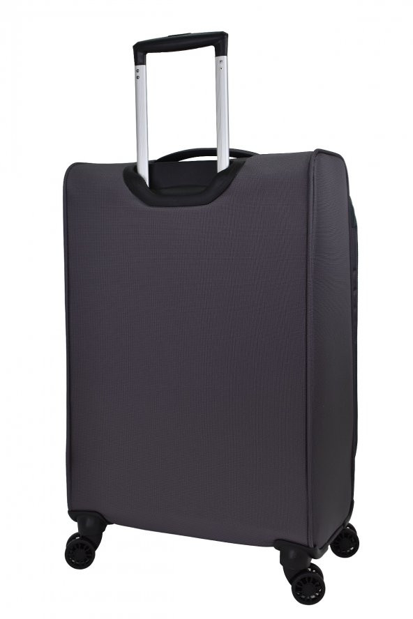 Pierre Cardin Ultra Light Hafif Lüx Kumaş Orta Boy Valiz Gri PC4200 - 4