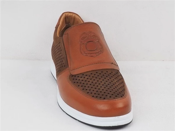 TABA & KAHVE HAKİKİ DERİ CASUAL ERKEK AYAKKABI CHELSY - 2