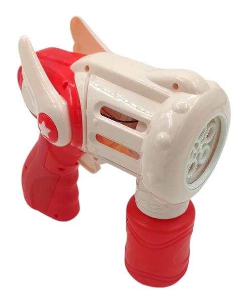 Bubble Machine Gun Baloncuk Çıkartan Tabanca Büyük Boy Pilli Otomatik Köpük Tabancası Kırmızı - 2